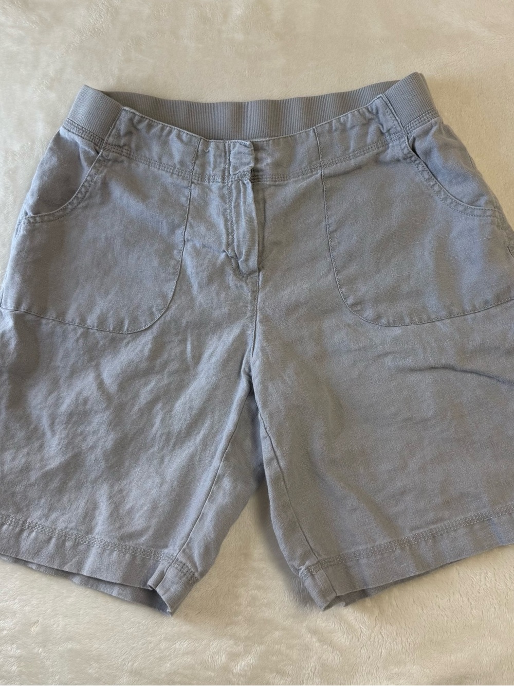 J. Jill Light Gray Comfortable Women's Shorts Size 6